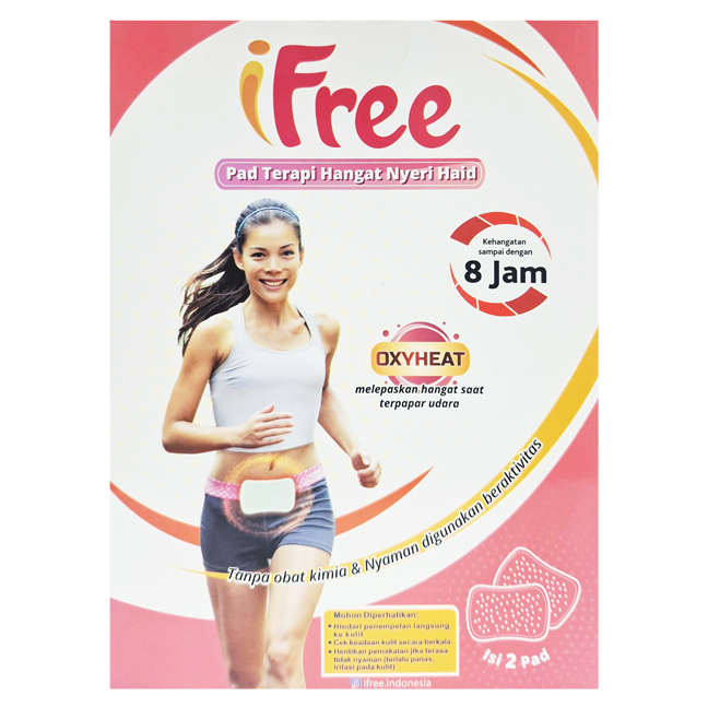 IFREE Pad Terapi Hangat Nyeri Haid Isi 2 Pad / Heat Pad Menstrual / PERAWATAN WANITA - Gambar 2