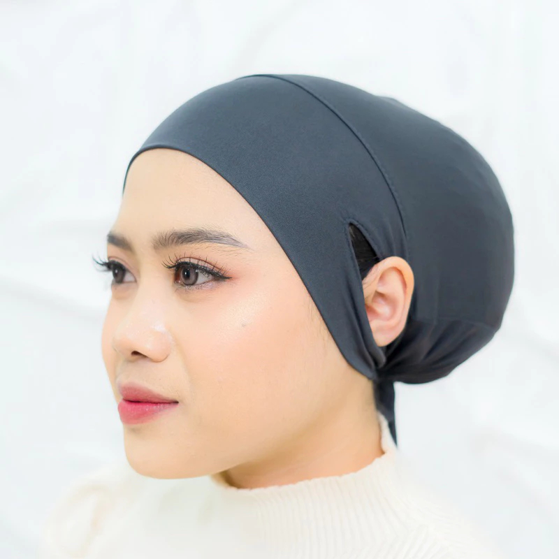 Ciput Bandana Anbud Anti Budeg - Bandana Rajut - Ciput Hijab Anti Slip - Gambar 4