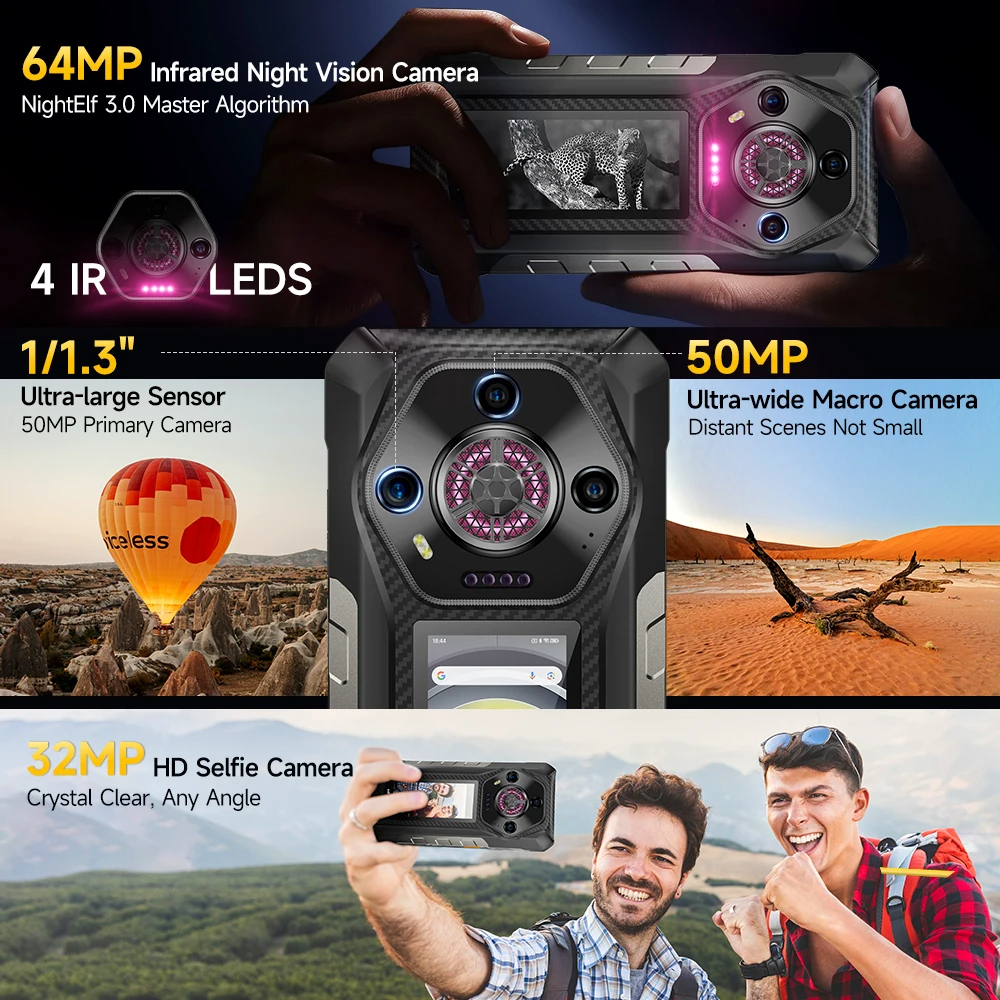 Ulefone Armor 30 Pro 5G 12800mAh 64MP 16GB 512GB - Gambar 4