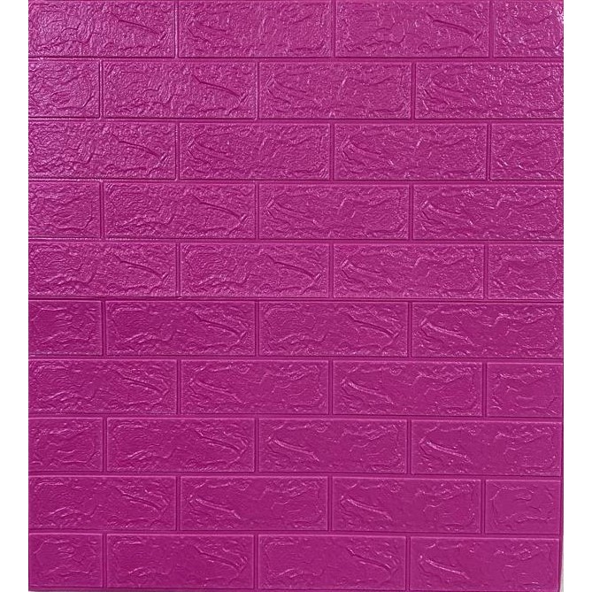 KONG WALL FOAM DEKORASI / WALLPAPER DINDING 3D TIMBUL BATA 70 X 77 KETEBALAN 4 MM GORDEN - Gambar 3