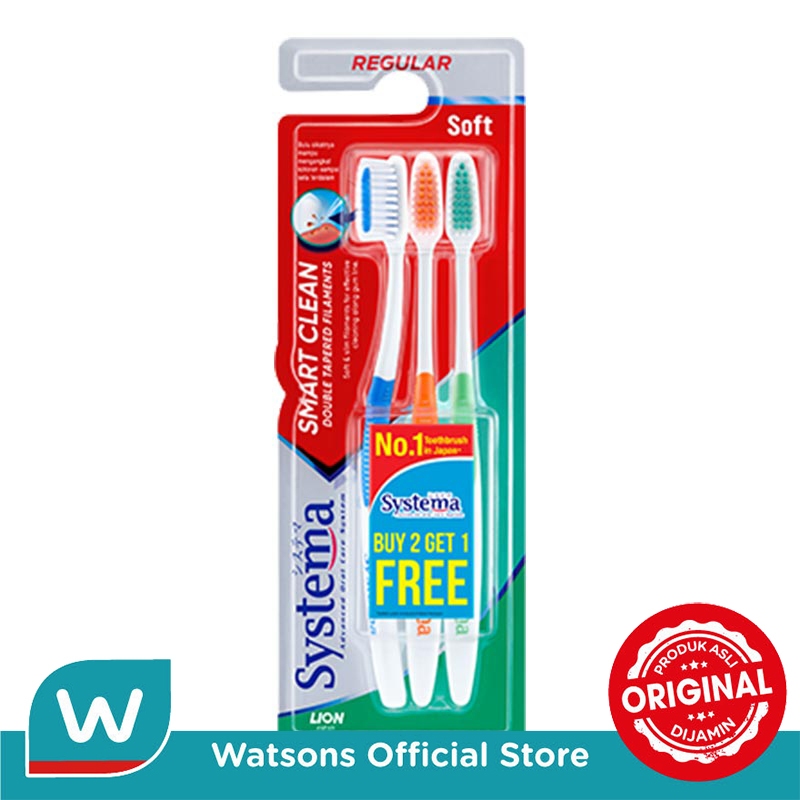 Systema Toothbrush Smart Clean Soft 3'S - Gambar 2