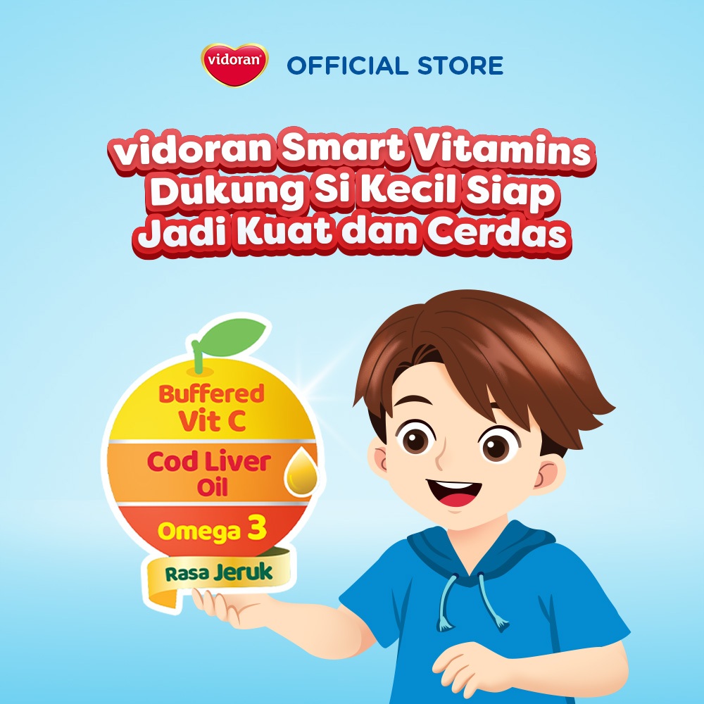 vidoran Smart All Variant 25 Tablet Vitamin Anak - 2 botol (Exp : 10.2027) - Gambar 4