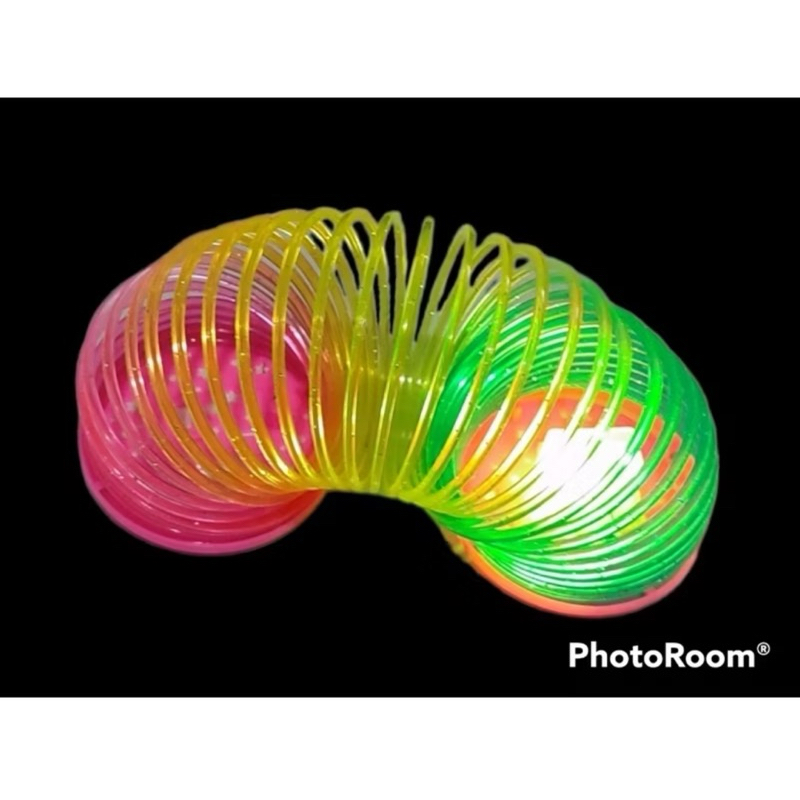 Magic Rainbow Led Mainan Spring Karakter Mainan Edukasi - Gambar 2