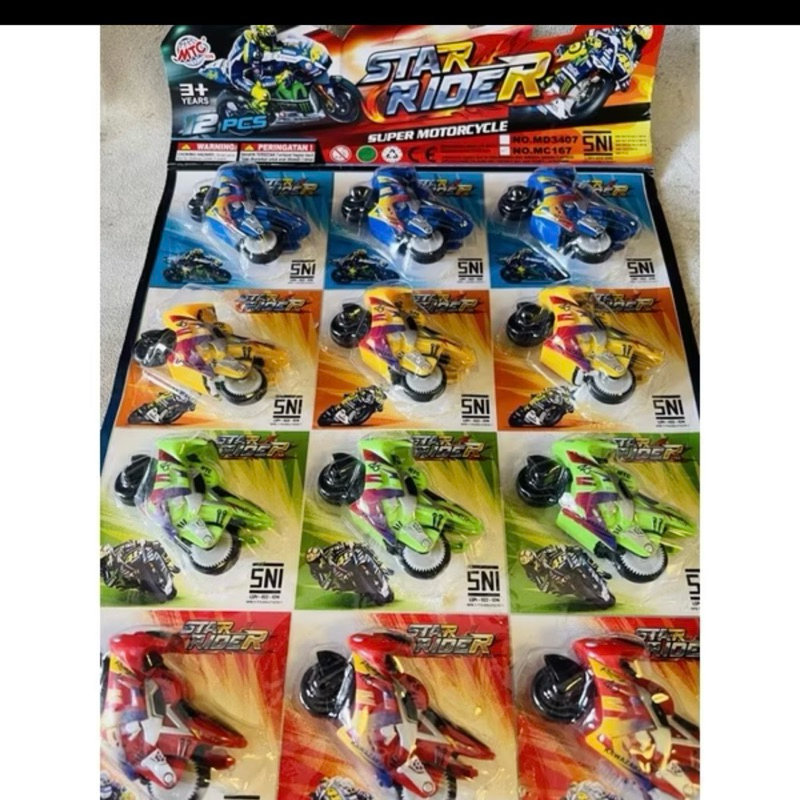 Mainan Sepeda Star Rider Edukasi Anak Laki-Laki