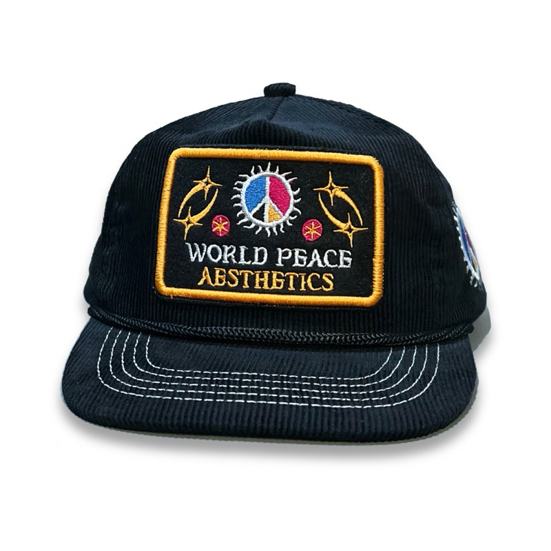 Ropehat Worldpeace Black Thisplan Corduroy Hat Baseball Cap | Shopee ...