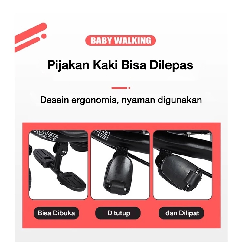 Magical Playtime Sepeda Anak 3in1 Roda 3 Aman - Gambar 2
