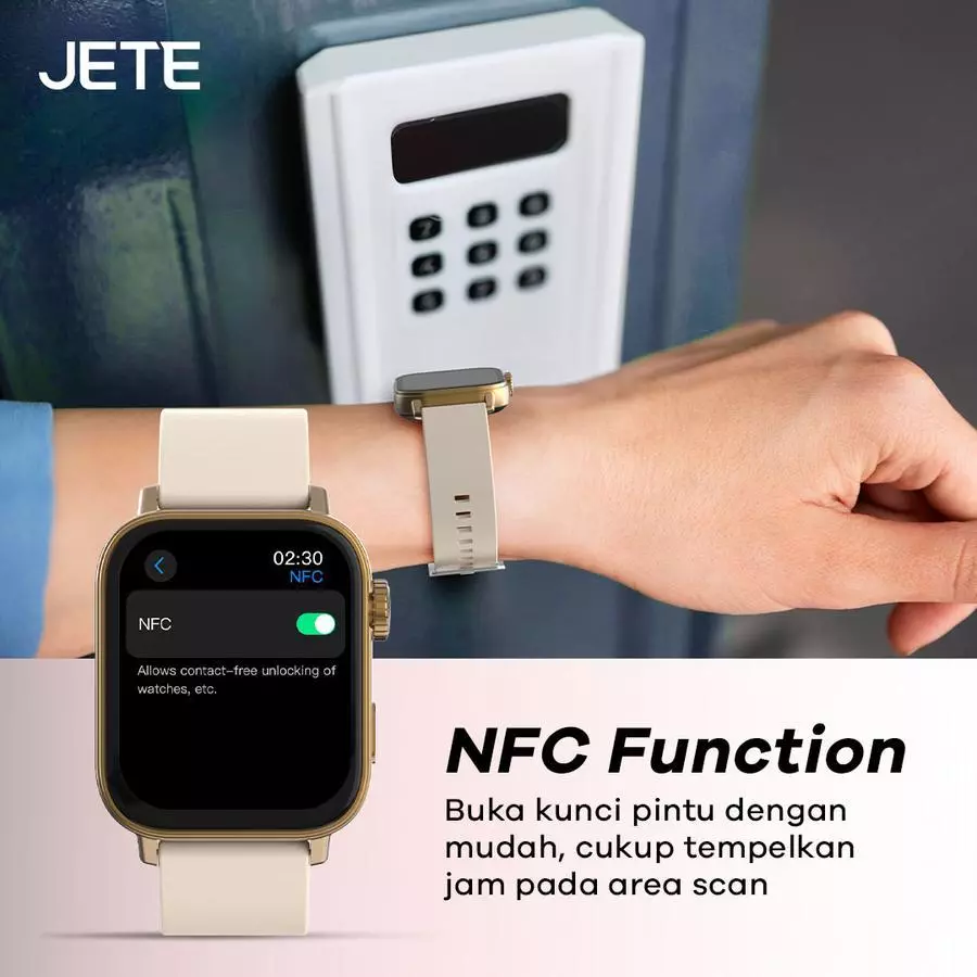 JETE FR23 Smartwatch Running 1,83Inch With ChatGPT & NFC Function 100+ Sports Mode Garansi 2th (RTL) - Gambar 2
