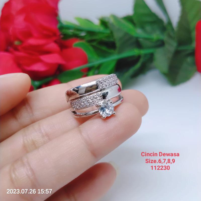 Titanium ring women's jewelry anti-rust ring | Shopee Singapore