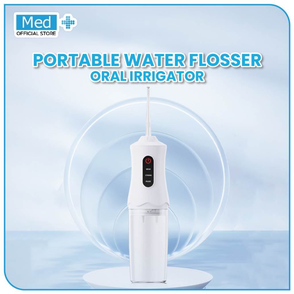 Med+ Oral Portable Water Flosser Dental Gigi Oral Care Dental Scaler Teeth Portable USB Rechargeable