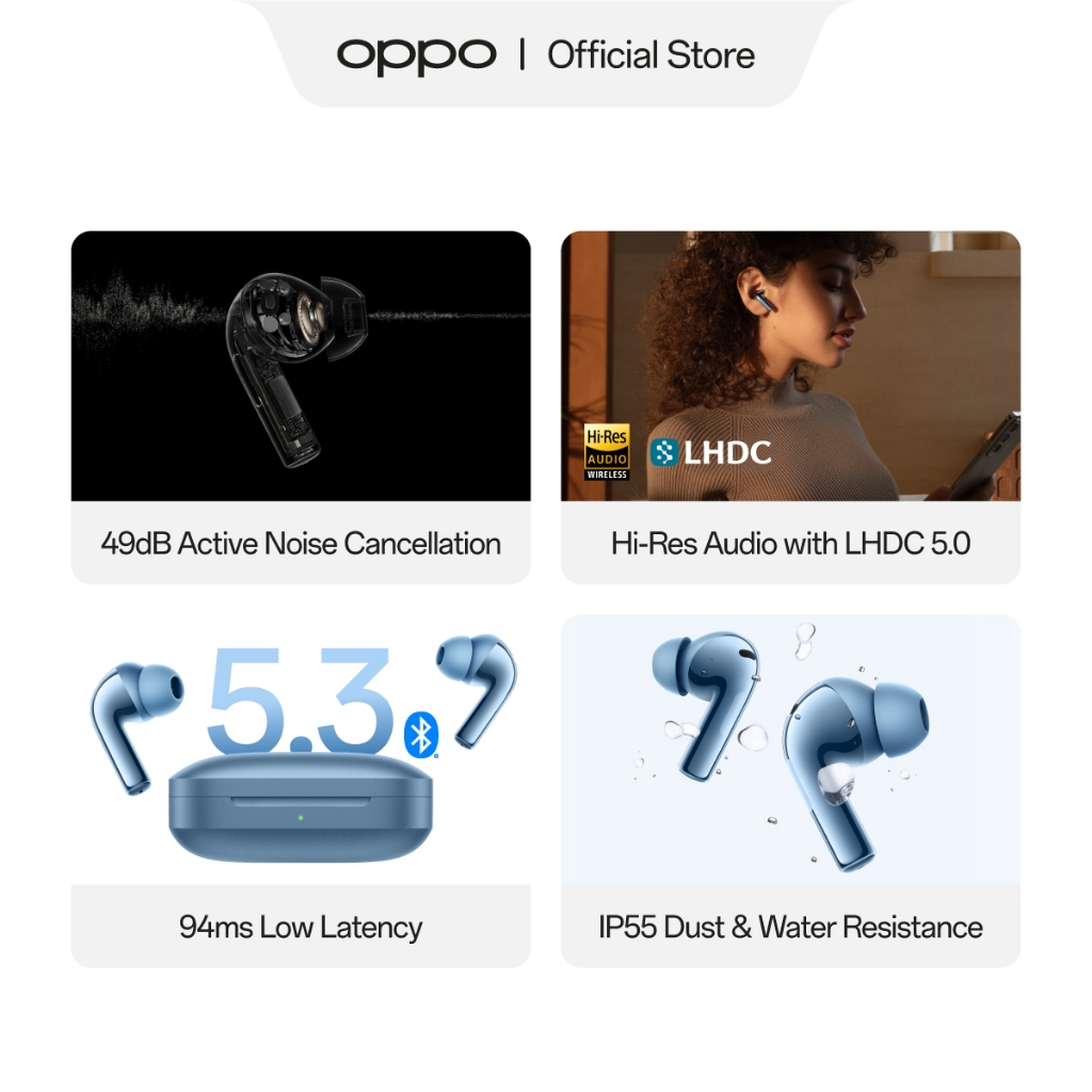 [NEW] OPPO Enco X3i True Wireless Noise Cancelling Earbuds - Gambar 4