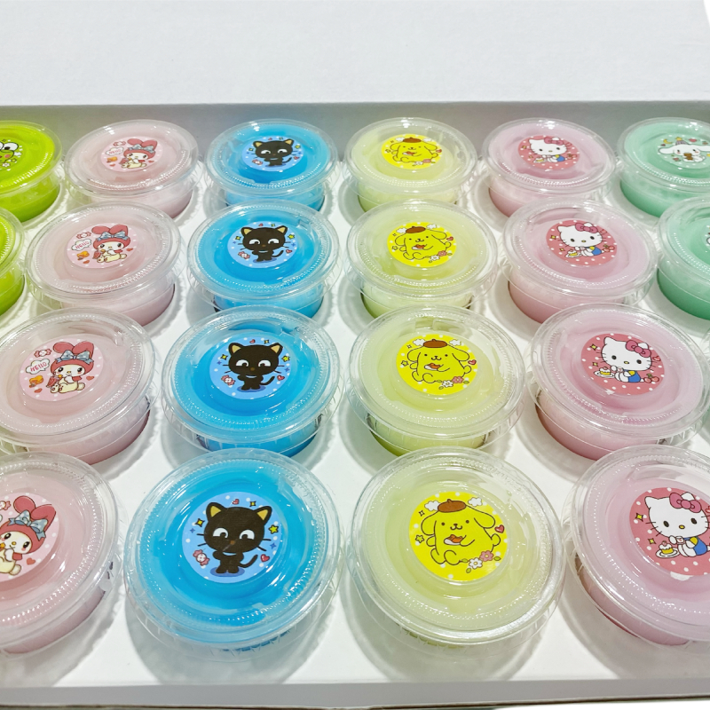 PUSAT17 SL03 SLIME 60ML SLIME SANRIO KAPSUL WANGI MAINAN SLIME MAINAN VIRAL SLIME JELLY ANTI LENGKET MAINAN ANAK EDUKASI TIDAK BERACUN SLIME CUP MINI KARAKTER MILKY SLIME - Gambar 4