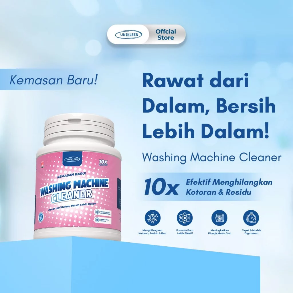 UNIKLEEN By Adreena - PAKET BUNDLING 3 Pembersih mesin cuci, pembersih noda membandel pakaian & Pembersih noda peralatan dapur - Gambar 4