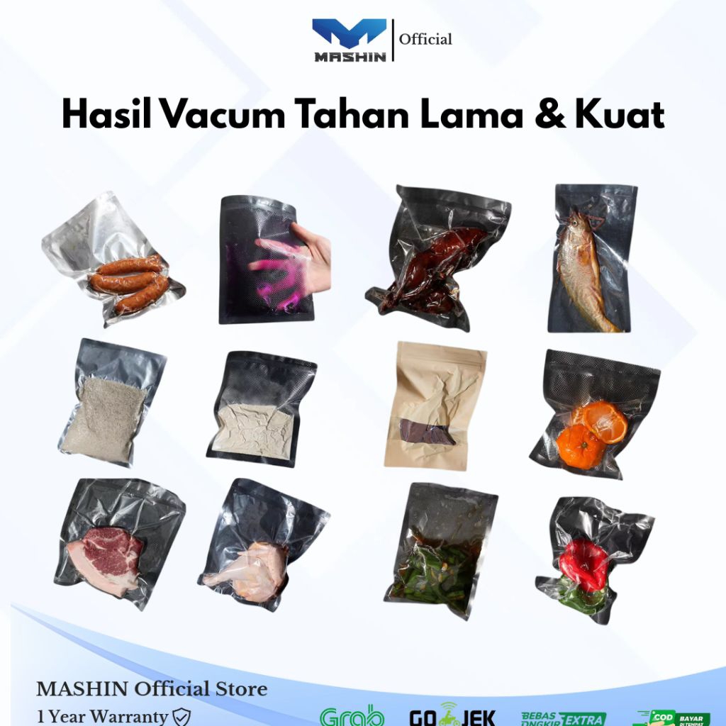 Mashin - Vacuum Sealer Mesin Sedot Hampa Udara Otomatis - Gambar 4
