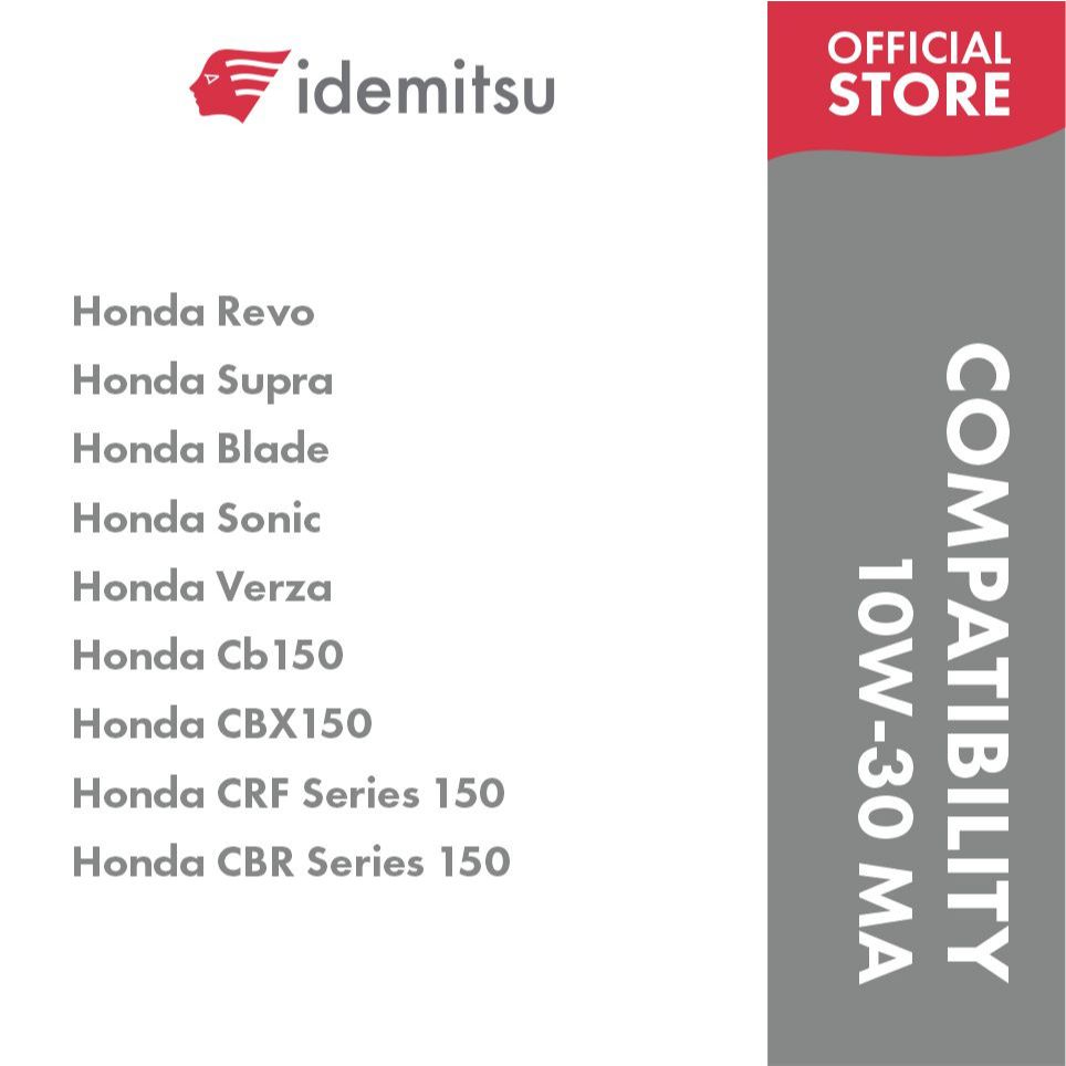 IDEMITSU IRG3 10W-30 MA Motorcycle Oil (0.8L) Oli Mesin Motor - Gambar 3