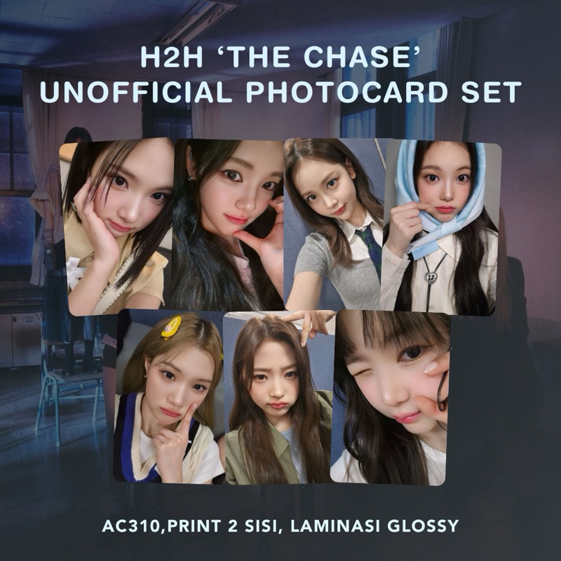 hearts2hearts h2h kpopmerch SHOPEE トレカ Set] HEARTS2HEARTS H2H 'THE CHASE' ERA Unofficial Photocard Set