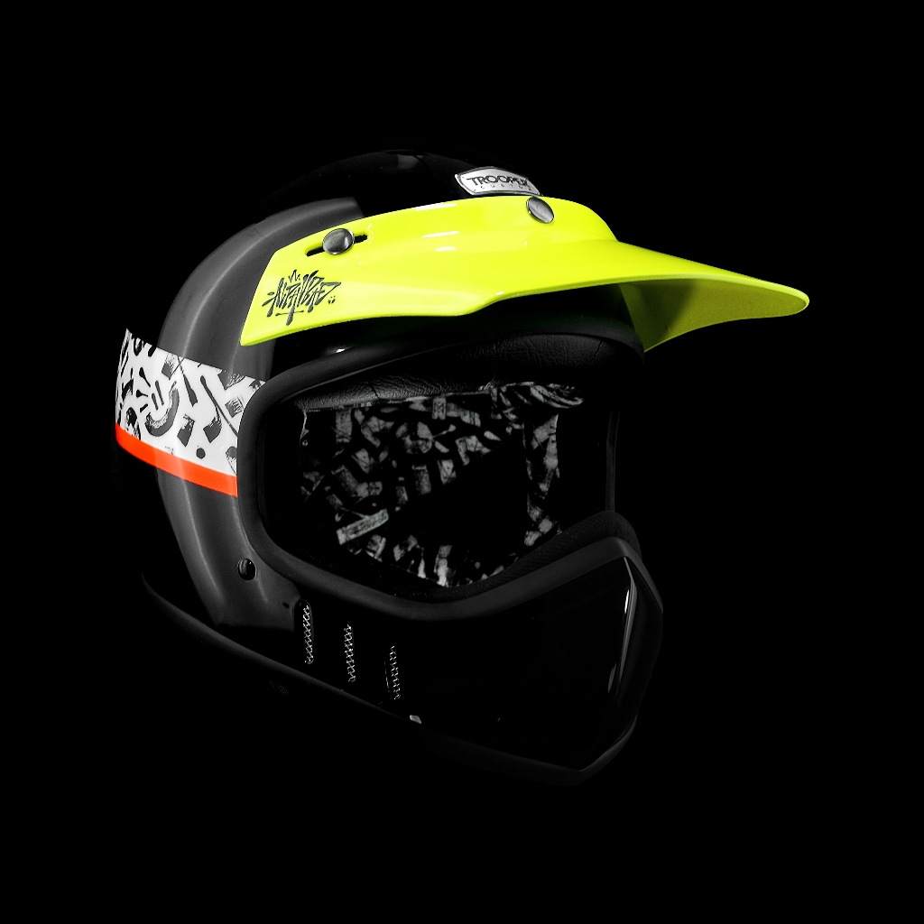 X-9 Fullface – Kolaborasi Eksklusif Trooper Custom x Alphabad : Limited Edition 12 pcs only.!