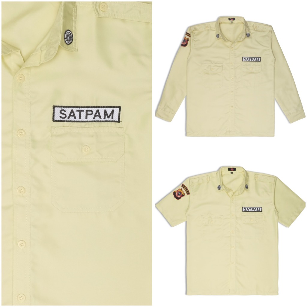 SERAGAM SATPAM NASIONAL PDL PDH CELANA KEMEJA KAOS SECURITY PAKAIAN BAJU DINAS HARIAN/LAPANGAN - Gambar 3