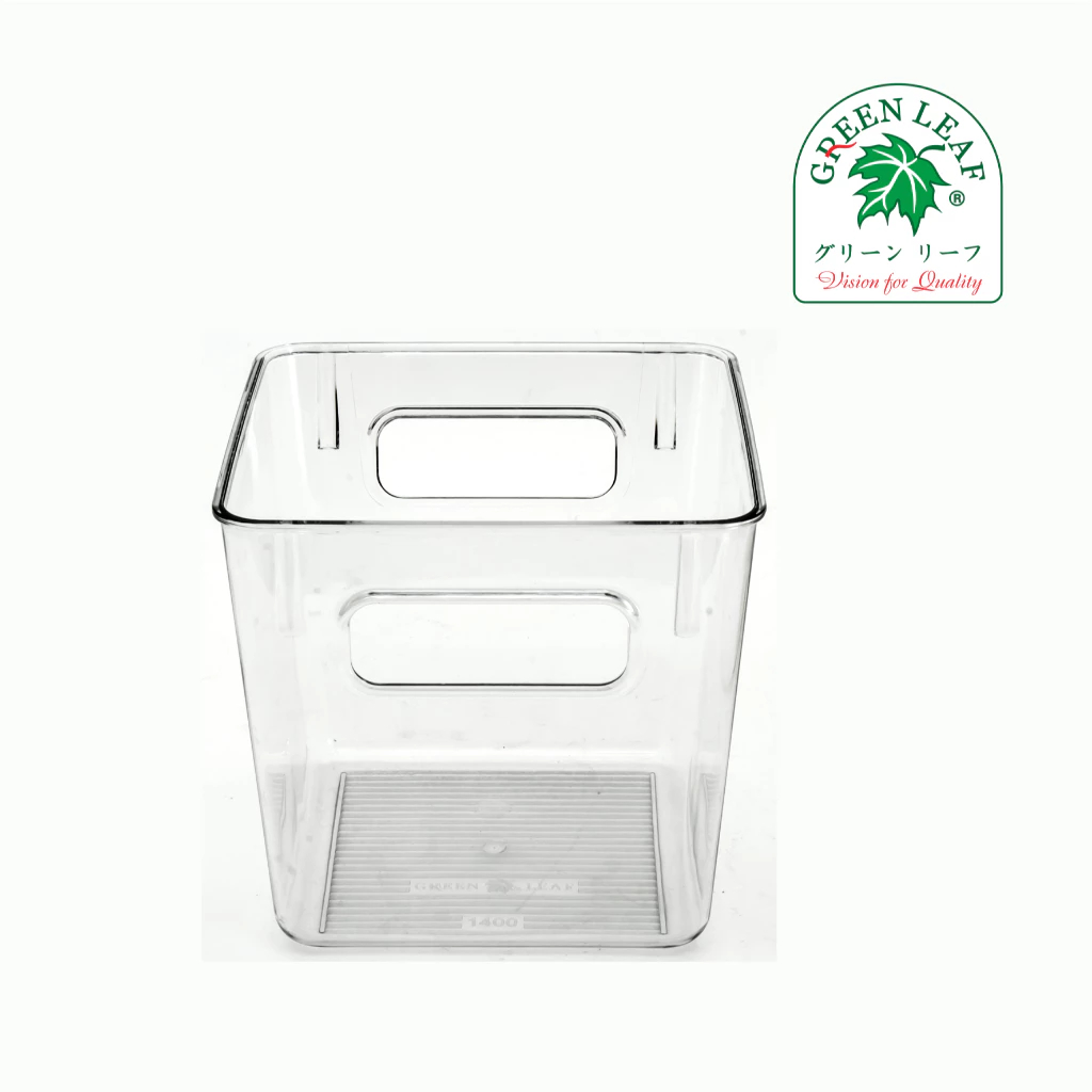 Green LEAF SIMPLY multi-purpose Organizer Container (1400) | Shopee ...