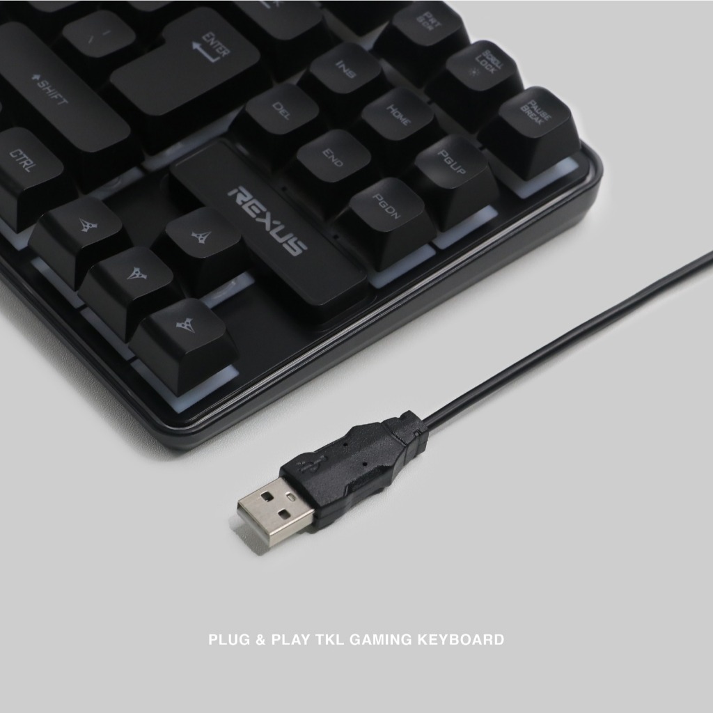 Rexus K9L / K9-L / K-9L Battlefire Membran / Membrane Gaming Keyboard With RGB - Gambar 3