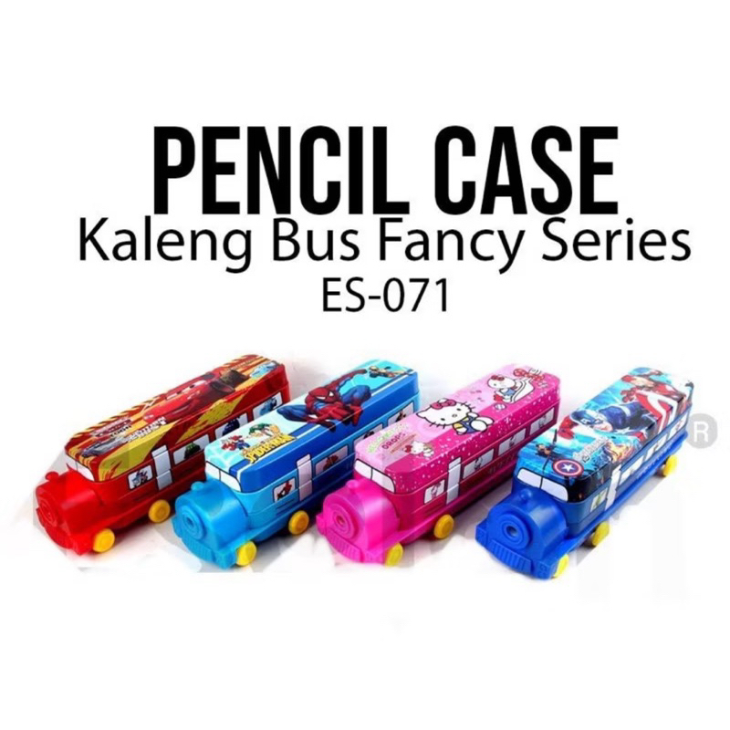 Tempat Pensil Kereta Susun Pencil Case Bus Fancy Series - Gambar 2