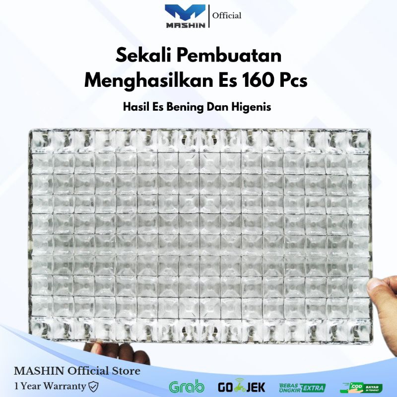 Mashin - Mesin Es Batu Kristal 250kg/24jam Ice Maker Machine - Gambar 3