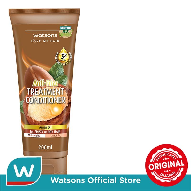 Watsons Argan Oil Anti-Frizz Treatment Conditioner 200ml - Gambar 2