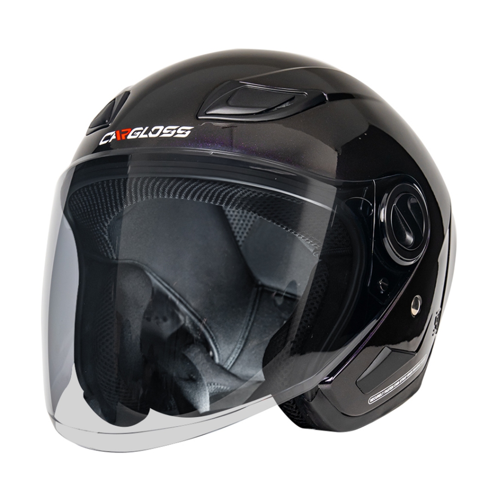 Cargloss NFS Helm Half Face Moonlight - Purple - Gambar 3