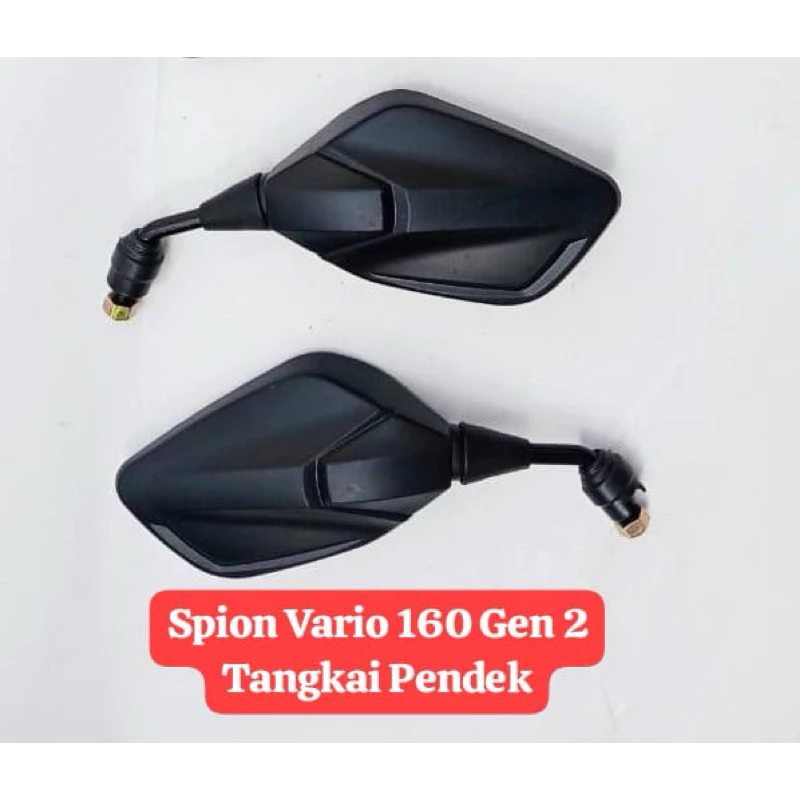 Spion Semua Motor Honda Vario PCX Click Tangkai Pendek 11CM Universal Semua Motor Honda Vario Beat PCX Supra Dll - Gambar 4