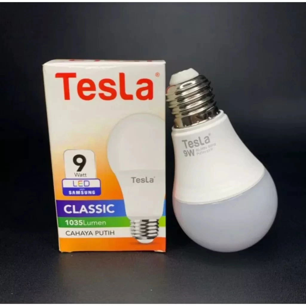 (BUBBLEWRAP) SNI LAMPU BOHLAM LED TESLA CLASSIC CHIP SAMSUNG & GARANSI 1 TAHUN - Gambar 3