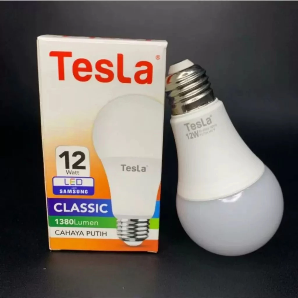 (BUBBLEWRAP) SNI LAMPU BOHLAM LED TESLA CLASSIC CHIP SAMSUNG & GARANSI 1 TAHUN - Gambar 2