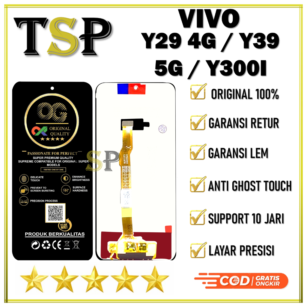 LCD TOUCHSCREEN VIVO Y29 4G / Y39 5G / Y300I ORIGINAL 100% FULLSET