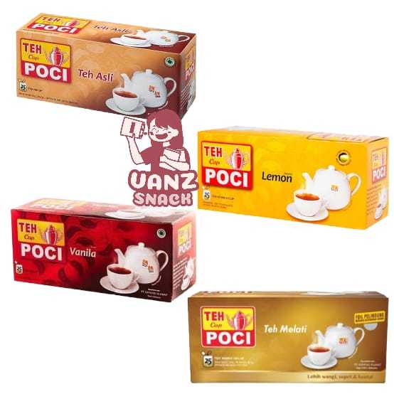 Teh Celup Cap Poci All Varian Isi 25 Bags - Gambar 2