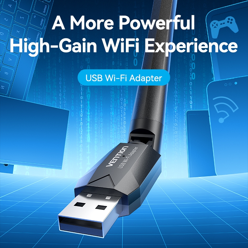 USB WiFi Dongle 150Mbps Dual Band 2.4GHz/5GHz Adapter For PC - TP FT600 - UK Seller
