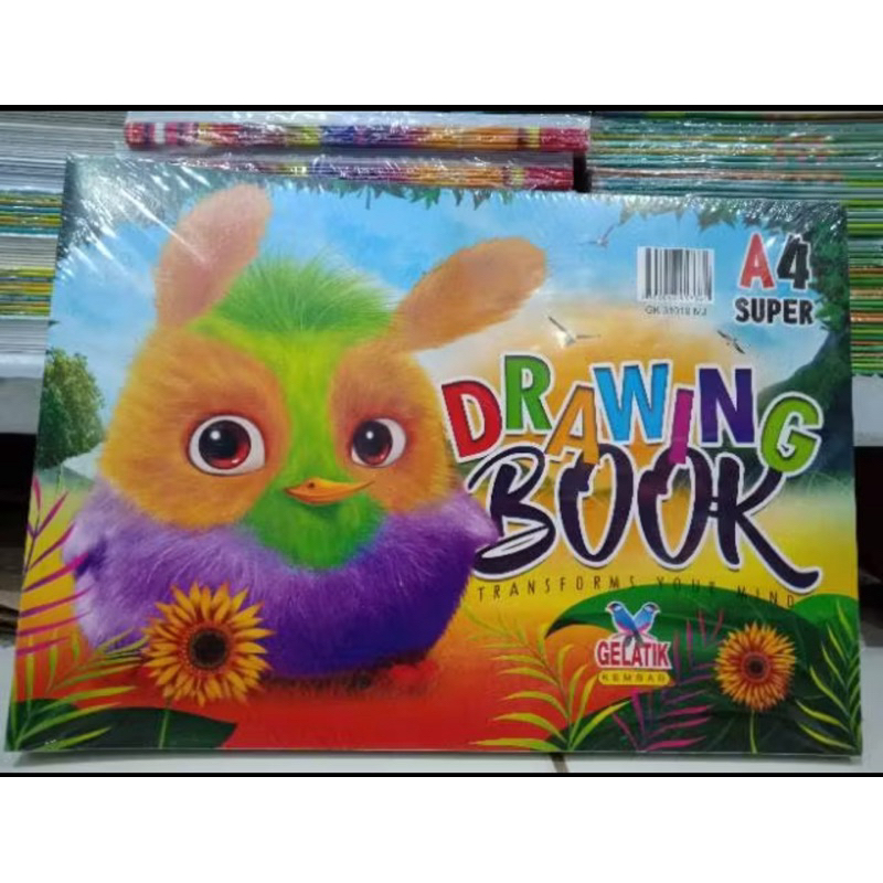 Buku Gambar A4 Drawing Book Sidu Vision Dan Kiki - Gambar 2