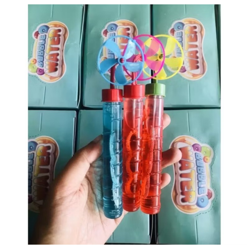Mainan Gelembung Kincir Angin Mini Mainan Buble Water - Gambar 2