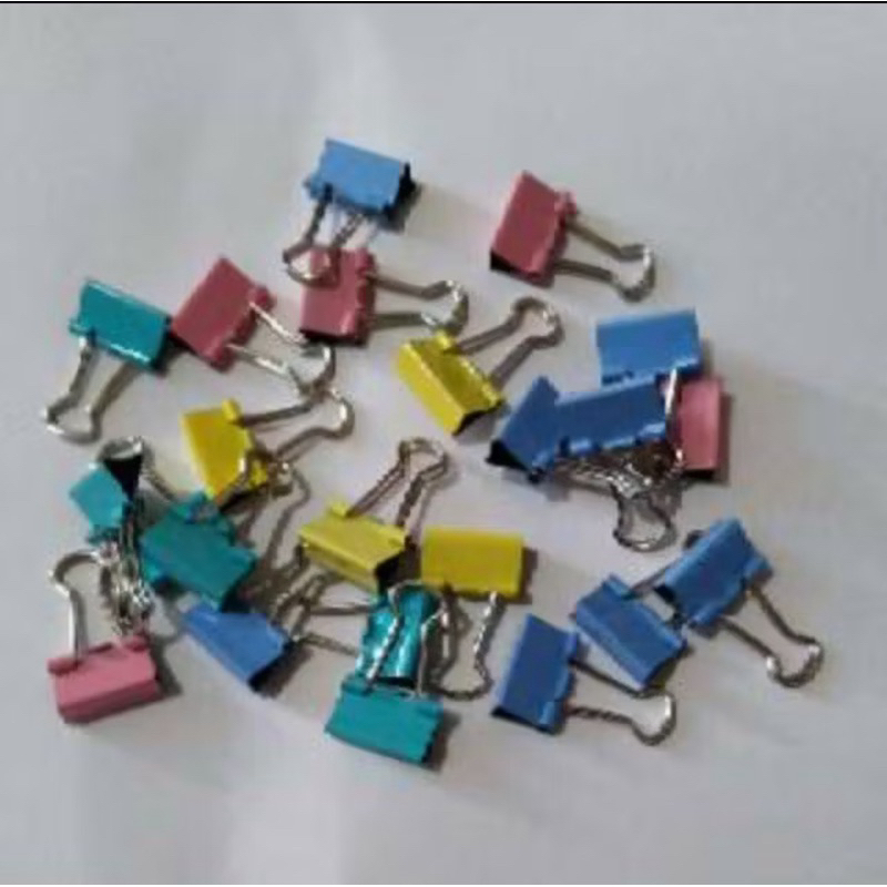 Binder Clip Warna Penjepit Kertas Alat Merapikan Kertas