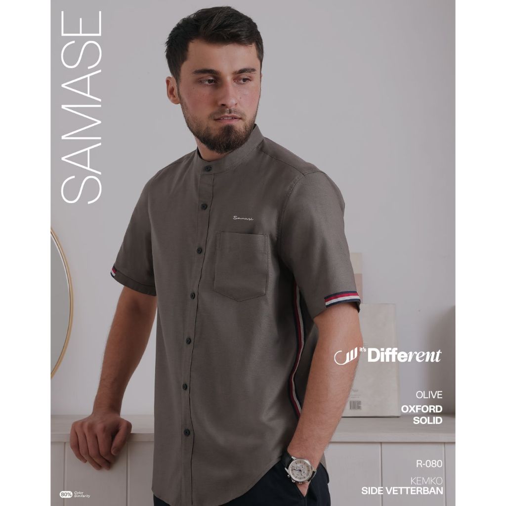 KEMEJA SAMASE Kemko Side Vetterban R080 Koko Shirt Top Muslim Clothing ...
