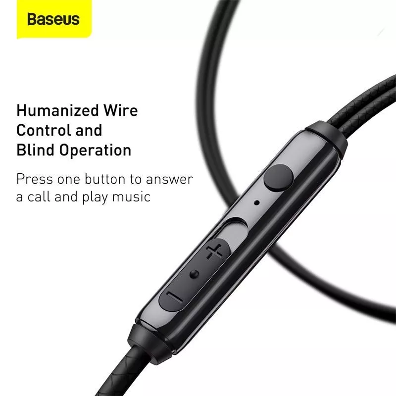 Baseus Encok H19 Wired Earphone Handsfree Headset Audio Jack 3.5mm - Gambar 4