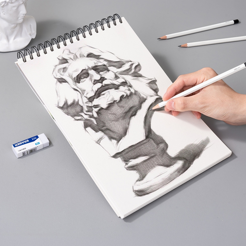 Deli Sketch Book / Buku Gambar Sketsa 40 lembar A4 EC402 - Gambar 3