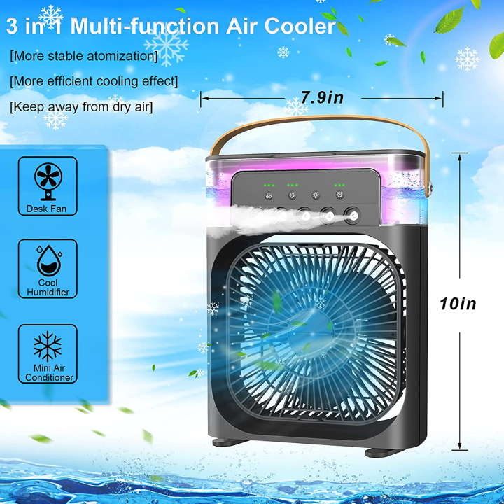【BIG.ST88】Kipas Angin AC Pendingin Udara Portabel Mini Ac Kipas kabut Portable / Kipas Angin Ac Mini / Kipas Ac Portable - Gambar 4