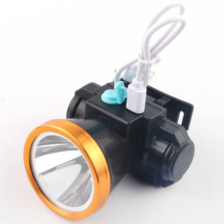 Senter Rechargeable LED Headlamp Super Bright / Senter Kepala LED Lithium Electric Plus BOX - Gambar 2