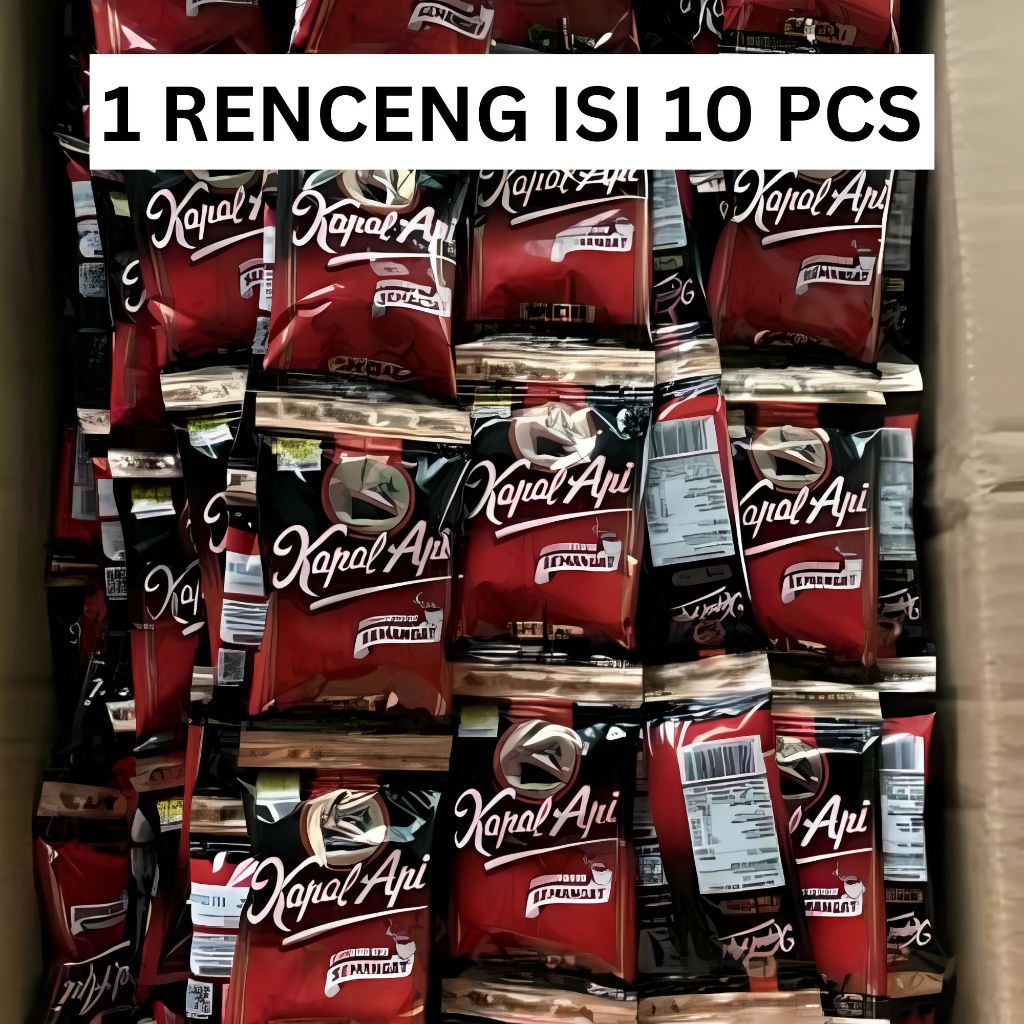 (1 PLAN CONTAINS 10 PCS) Kapal Api Mini Renceng SP Special Pure 6 Grams ...