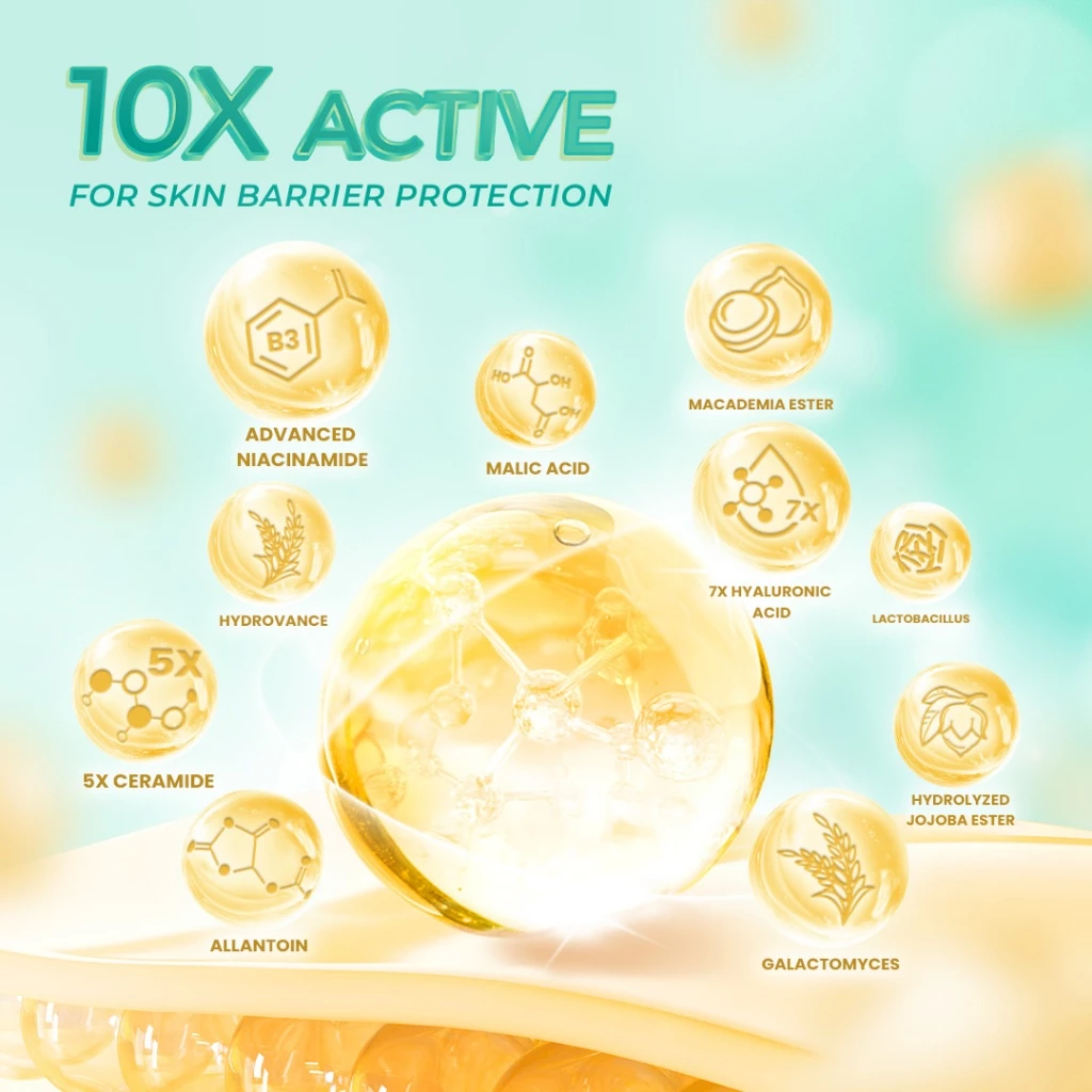 Hanasui Ceramide Probiotics Peeling Gel - Eksfoliasi Gel Wajah Perbaiki Skin Barrier Mencerahkan dan Angkat Sel Kulit Mati Komedo - Gambar 4