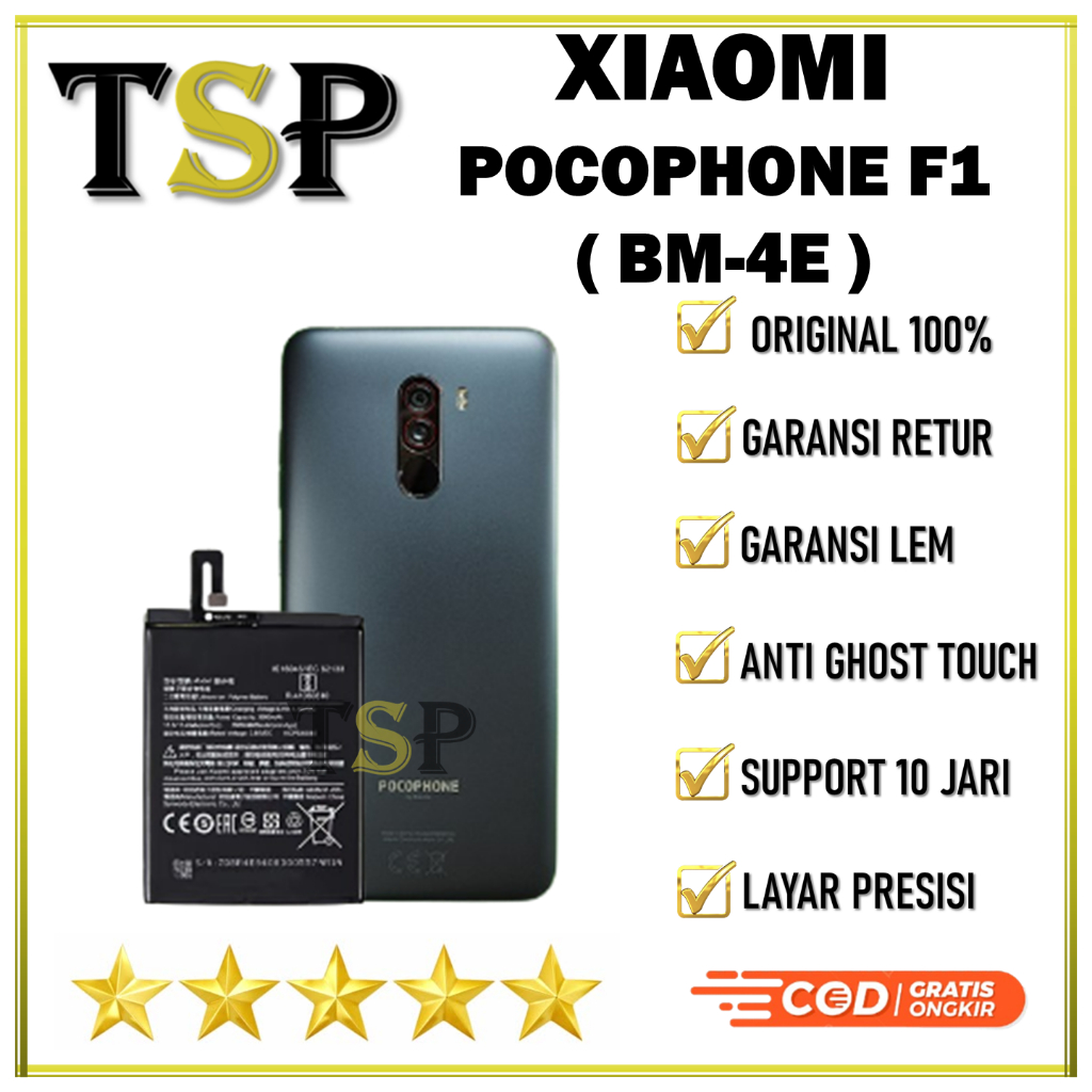 BATERAI XIAOMI BM-4E POCOPHONE F1 Batre Batrai Baterai ORIGINAL 100%