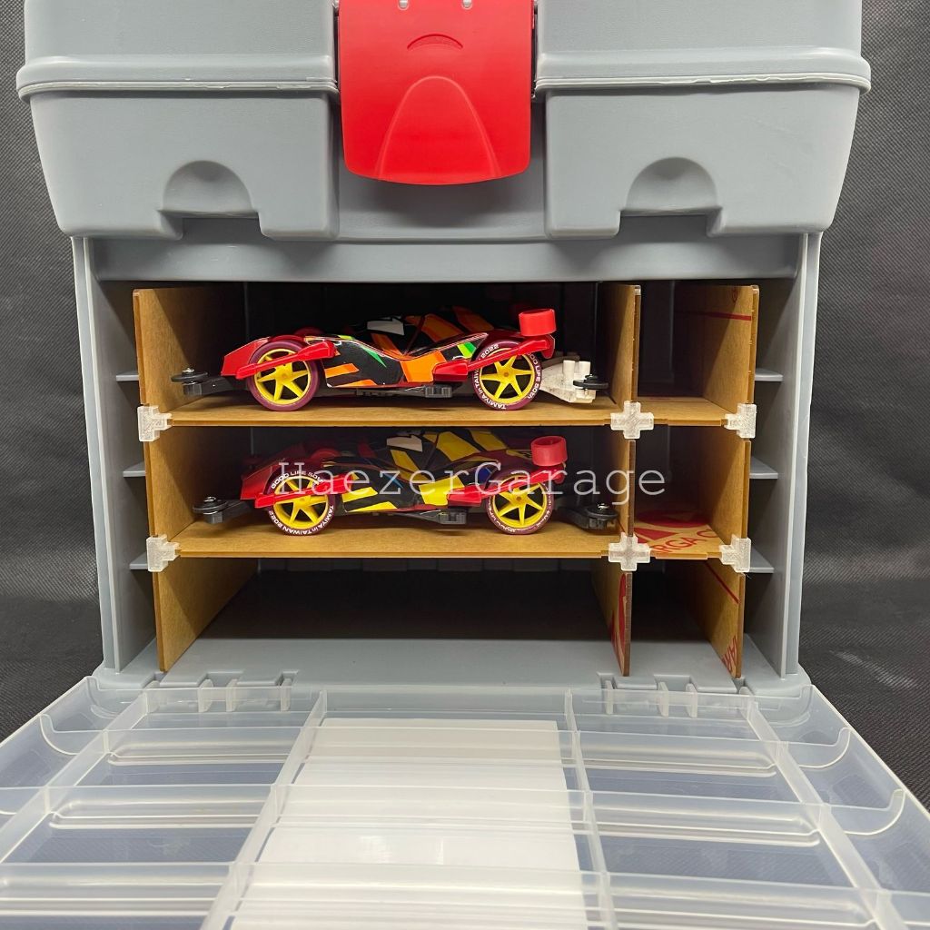 Tamiya MaxBuilt AZKO 3-Tier Car Box Mini4wd Acrylic Accessories - H3D ...
