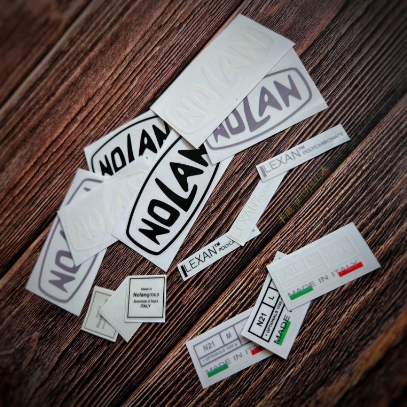 Nolan N21 Sticker Set (print) | Shopee Singapore