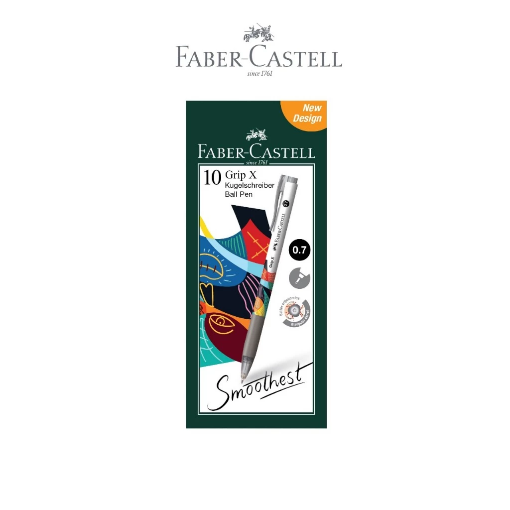 Faber-Castell GripX Pen 0.7mm Smooth Writing - Gambar 3