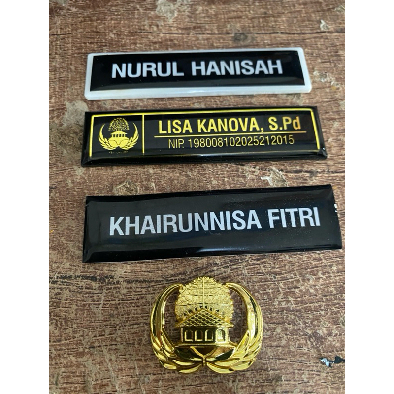 NAME NAMETAGTAG ACRYLIC CHEST NAME CUTOM DESIGN MAGNETIC PIN NAIL ...