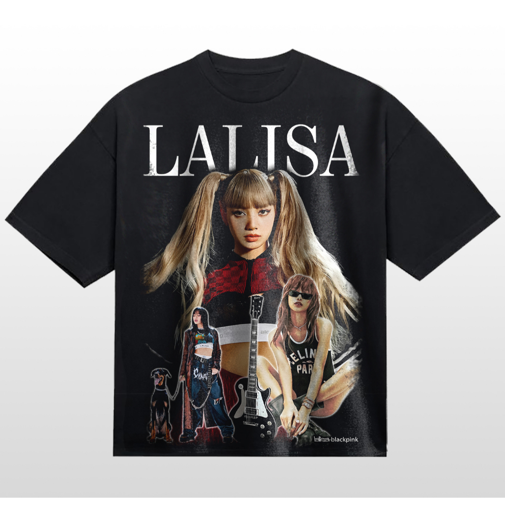Lisa BLACK PINK Lisa BLACK PINK T-shirt Lisa BLACK PINK Oversize T ...
