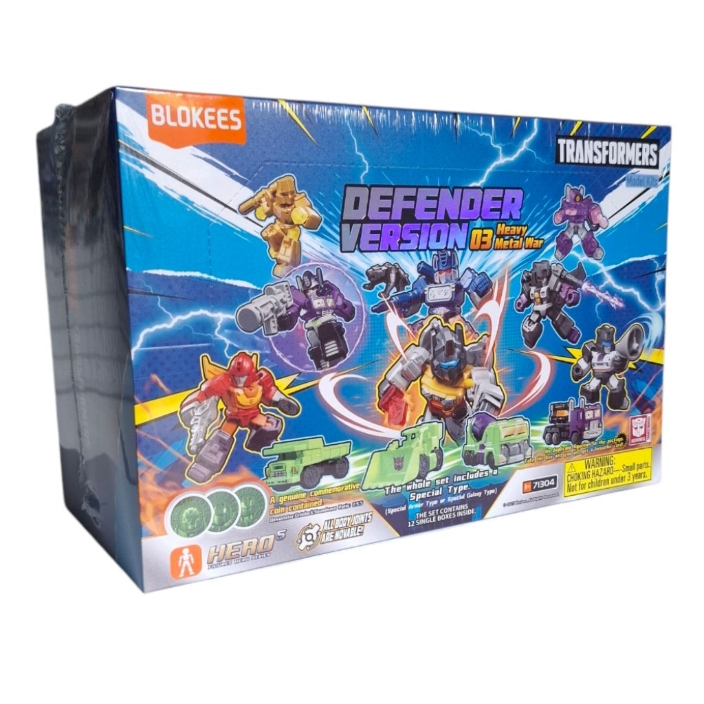 Buluke Action Figure Transformers Defender Version 03 Heavy Metal War ...